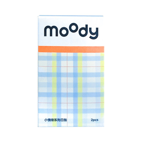 moody小情绪日抛2片彩色隐形近视眼镜小情绪美瞳自然旗舰同款SL