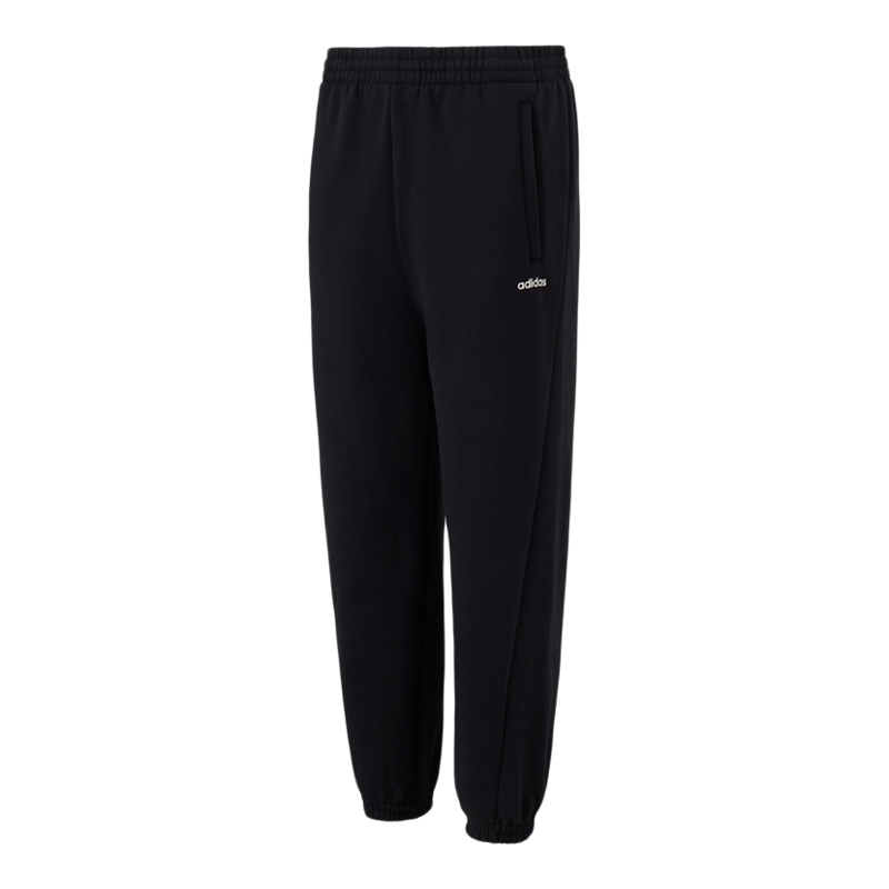 阿迪达斯男装秋冬季新款运动裤子加绒保暖防风户外休闲收口长裤