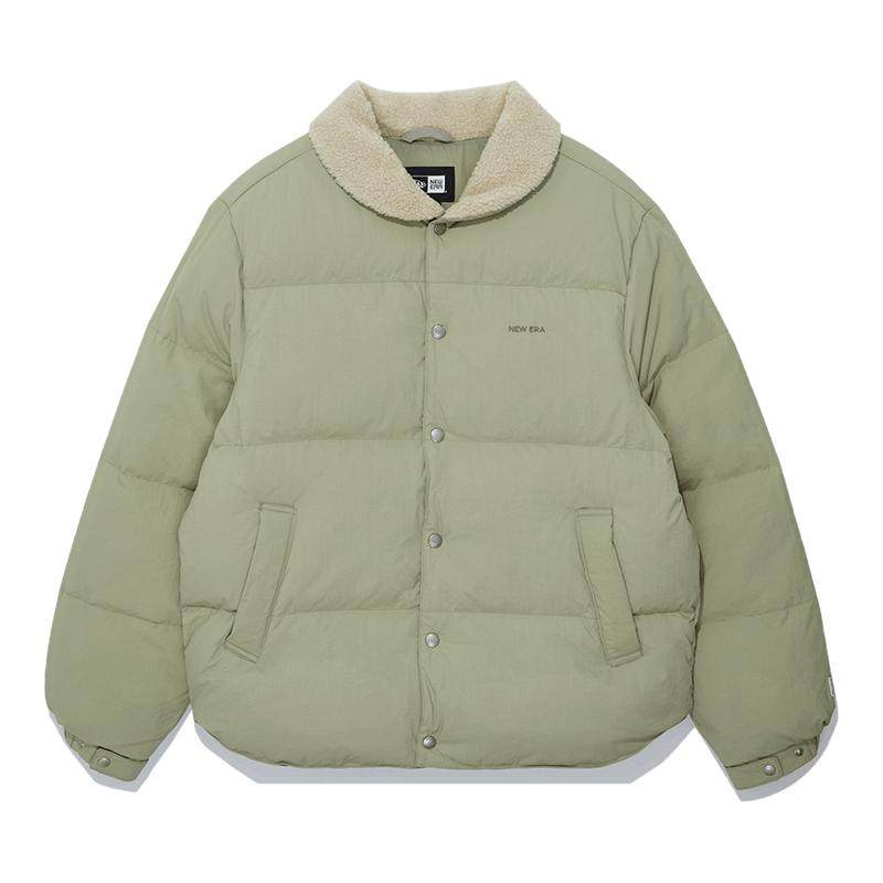 New Era纽亦华2025冬季新款羽绒服80鸭绒仿羊羔绒翻领保暖外套潮,男装,羽绒服,淘宝优惠券,粉丝福利购,淘宝优惠卷