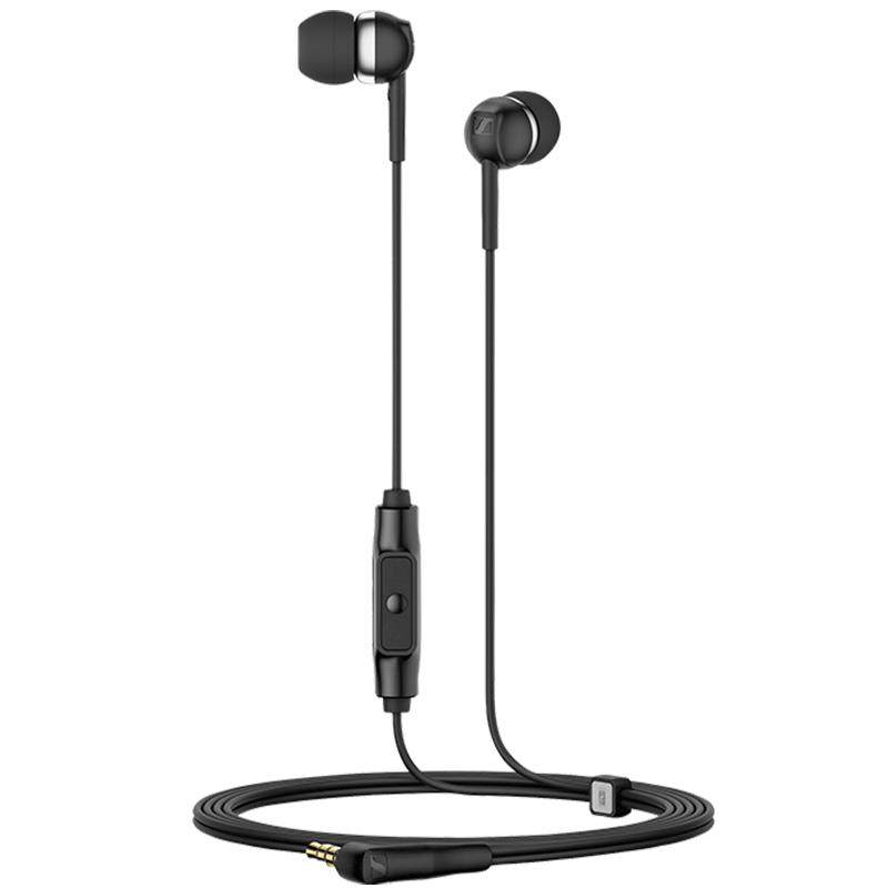 森海塞尔CX80S入耳式有线耳机隔音降噪吃鸡游戏电脑耳麦智能线控