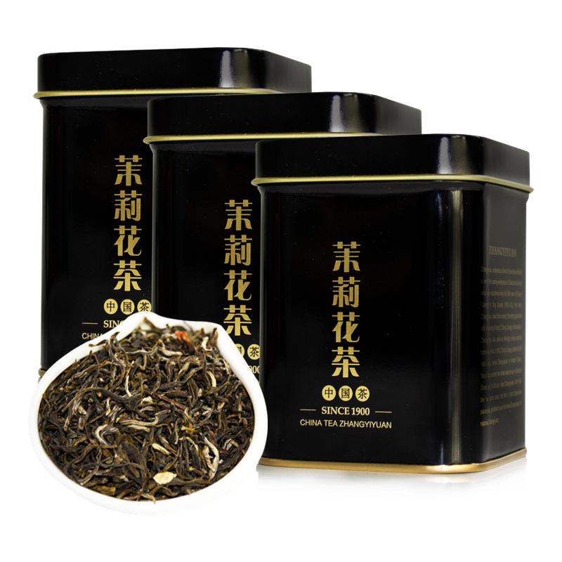 张一元特级浓香茉莉花茶50g*3罐