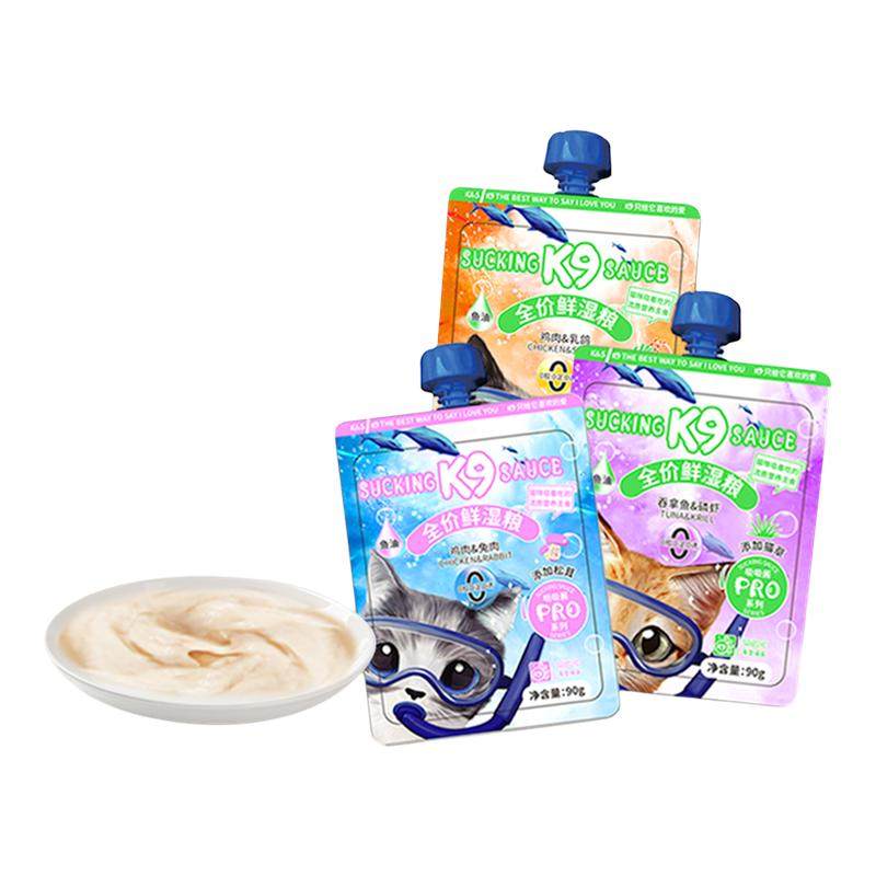 k9猫用吸吸酱猫咪小猫零食咕噜酱全价猫主食湿粮肉酱包旗舰店试吃