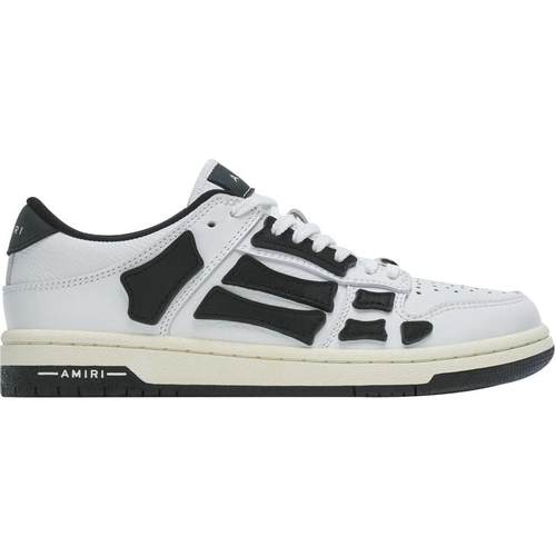 AMIRI白黑撞色休闲板鞋骨头鞋