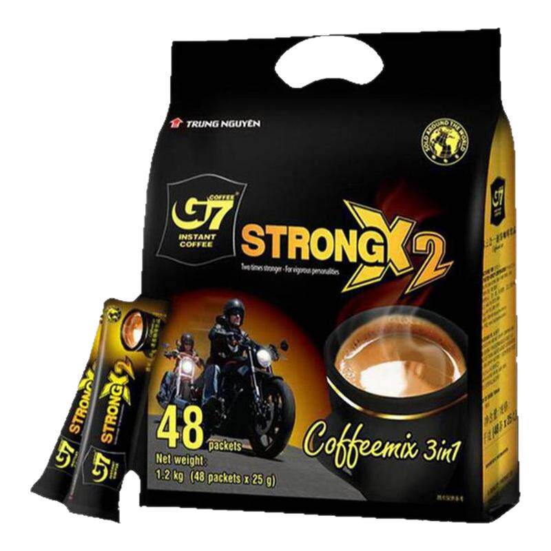 中原G7浓醇三合一速溶咖啡粉25g*48条1200g提神越南进口即溶饮品
