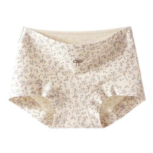 芬腾A类纯棉少女碎花平角裤