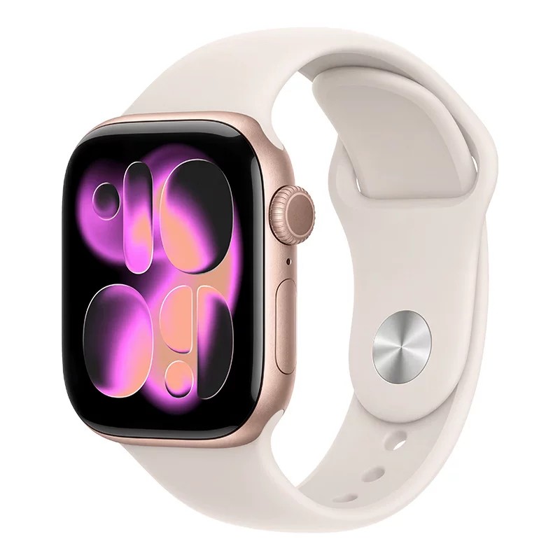 适用苹果手表带s11/ultra2运动硅胶正品原iwatch10透气新款applewatch9/ultra3男9代男装女se2/3夏季守恋官方图片