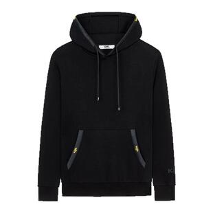 KARL LAGERFELD卡尔拉格斐KL印花抽绳连帽卫衣早秋新款老佛爷男装