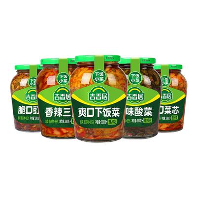 吉香居下饭菜瓶装红油泡菜榨菜