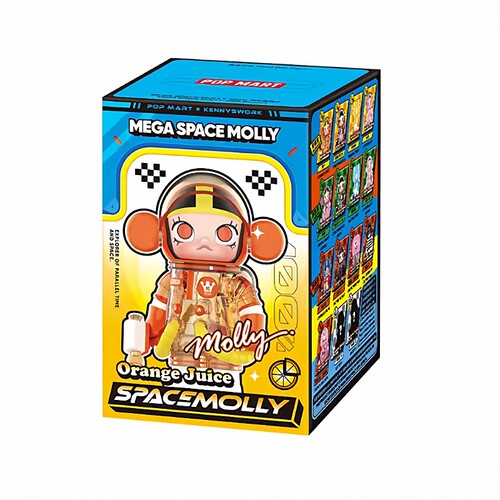 壹号POPMART泡泡玛特MEGA SPACE MOLLY 100% 周年系列4盲盒玩具