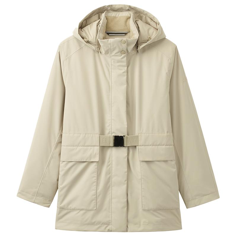 AIGLE艾高防风防雨棉服女士