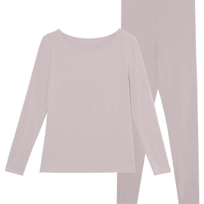 【宋轶同款茉莉多酚暖肤衣】安莉芳本命年红品套装秋衣秋裤肌底衣