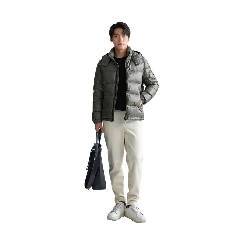 【30D耀石】利郎青年商务保暖羽绒服男2024冬季通勤时尚休闲外套