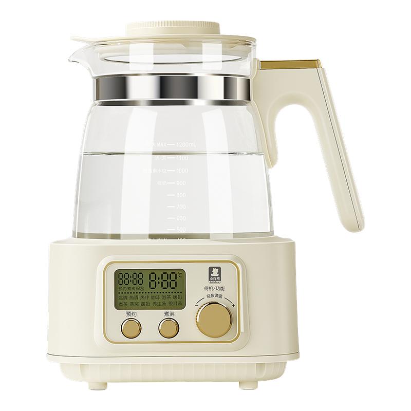 小白熊全玻璃恒温热水壶婴儿