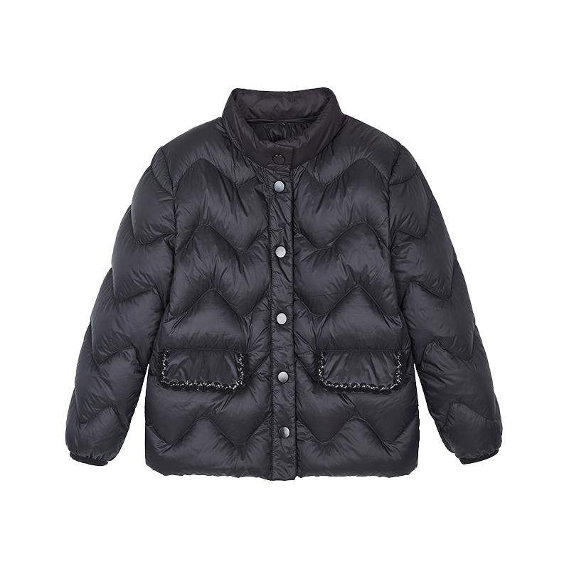 富罗迷儿童羽绒服女童装冬季新款青少年加厚女孩款轻薄白鸭绒外套