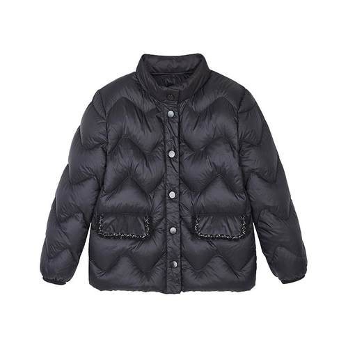 富罗迷儿童羽绒服女童装冬季新款青少年加厚女孩款轻薄白鸭绒外套