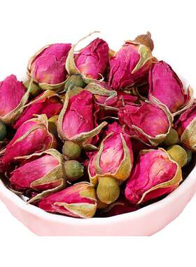 玫瑰花茶山东平阴干花泡茶干无硫花瓣食用重瓣玖瑰茶包官方旗舰店