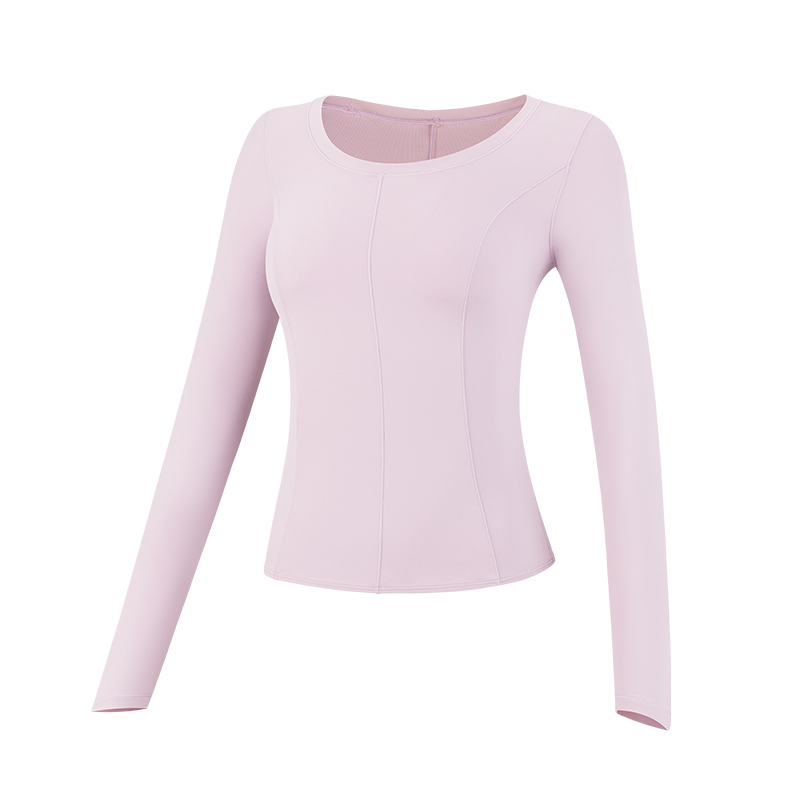 VfU 瑜伽服长袖女速干运动上衣健身T恤普拉提训练衣修身打底秋冬