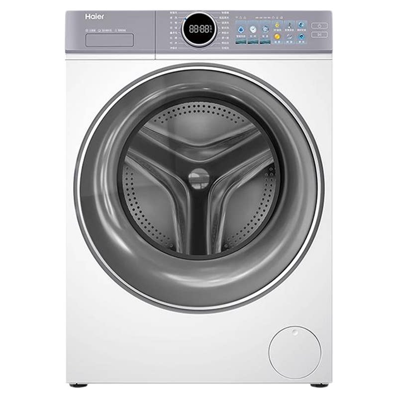 【小红花】海尔滚筒洗衣机全自动家用10kg直驱慕斯冲浪洗官方正品