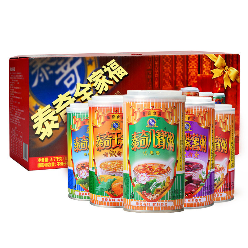 泰奇八宝粥五谷杂粮营养下午茶早餐多口味官方店礼盒装中秋速食粥,粮油调味/速食/干货/烘焙,速食粥,淘宝优惠券,粉丝福利购,淘宝优惠卷