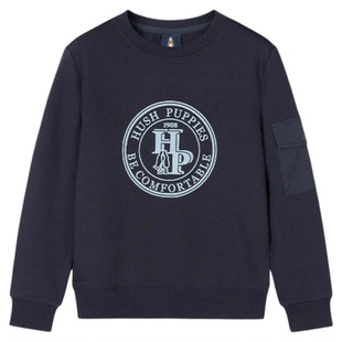 暇步士童装 男童套头卫衣女童运动休闲大童上衣 儿童卫衣春秋新品