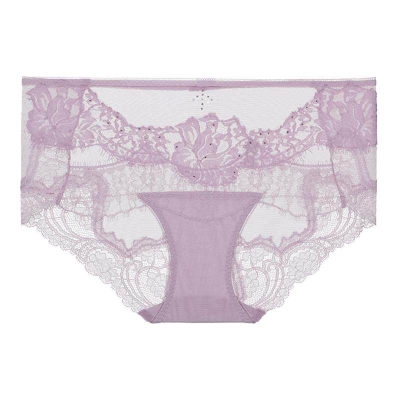 【重塑经典】LACLOVER兰卡文性感蕾丝中腰平角裤秘密恋歌LC23DP1