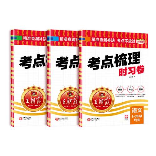 王朝霞考点梳理卷官方正品