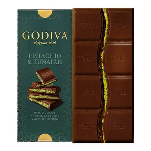 GODIVA迪拜风味开心果黑巧克力