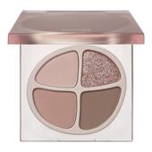 酵色四色眼影爆闪珠光蜜粉化妆新手哑光高光