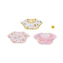 全棉时代婴儿口水兜宝宝纱布花瓣口水巾吃饭吸水吐奶围嘴3条装