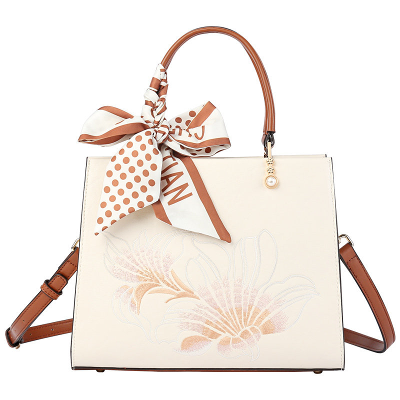 啄木鸟真皮女式包包2025新款高级感刺绣手提包送妈妈斜挎单肩大气,箱包皮具/热销女包/男包,通用款女包,淘宝优惠券,粉丝福利购,淘宝优惠卷