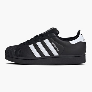 Adidas阿迪达斯贝壳头黑色男女同款新款低帮经典贝壳鞋板鞋JI0079