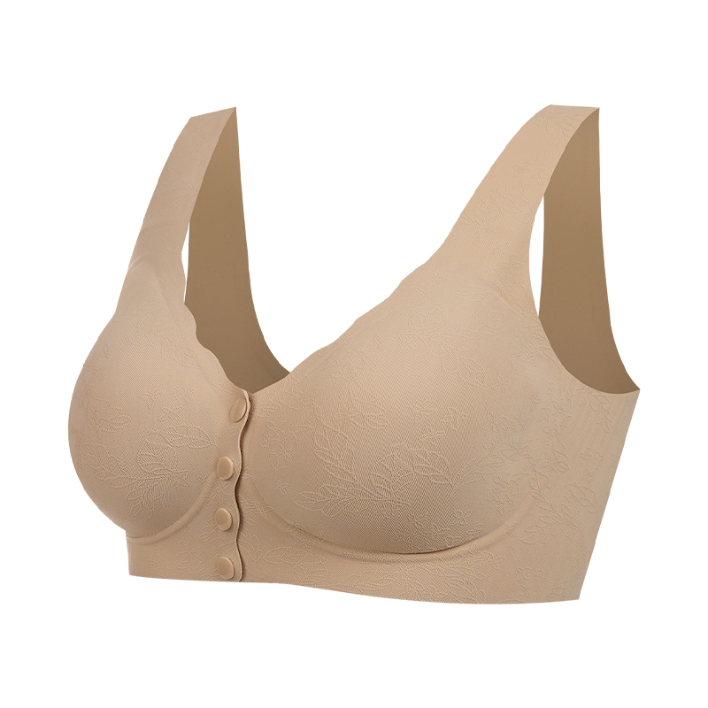 芬腾前扣聚拢乳胶固定杯内衣