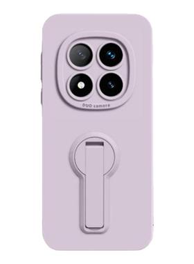 斜挎长绳适用红米note15pro+手机壳新款note14带支架的保护套13高级感全包防摔note12Turbo液态硅胶简约软女