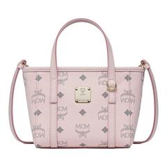 【新年礼物】MCM TONI超迷你轻雾粉菜篮子斜挎单肩包时尚休闲通勤
