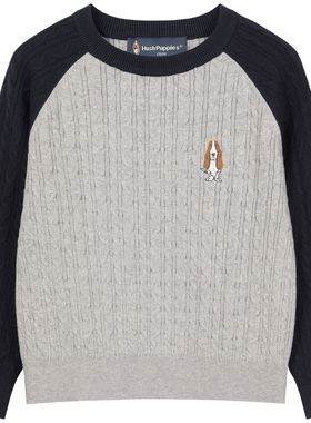 暇步士童装儿童线衣25秋冬新品休闲男童线衣学院风保暖厚女童毛衣