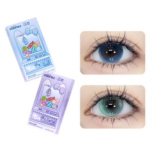 艺考之神美瞳半年抛小直径自然款 黑色学生带度数隐形眼镜WF正品