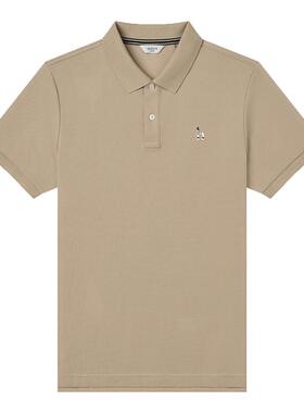 【3A抗菌】Hazzys哈吉斯2026夏季新品男士短袖POLO衫休闲T恤男潮