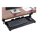 键盘托架免打孔抽屉架托免安装 桌面滑轨夹桌下支架电脑鼠标收纳架