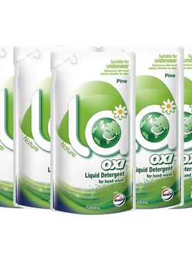 威露士la有氧手洗洗衣液500ml补充装洗内衣裤除菌去血渍异味