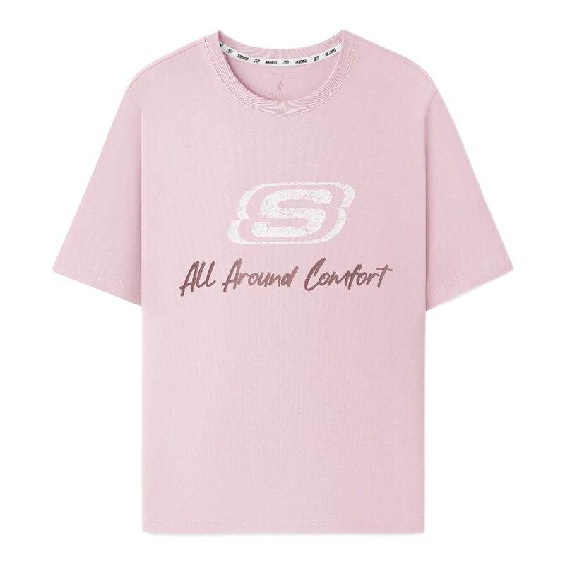 斯凯奇凉感短袖男女款潮流情侣T恤衫舒适柔软运动百搭