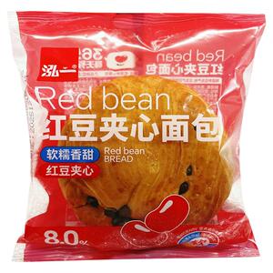 泓一红豆夹心面包手撕充饥速食夜宵健康零食学生宿舍营养早餐食品