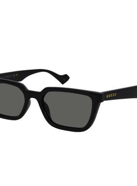 明星同款 开云眼镜古驰GUCCI黑超窄框方框防晒太阳镜墨镜GG1539S