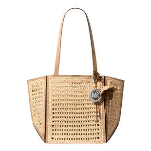 【夏季酬宾】MICHAEL KORS MK Jordi 女士中号镂空编织托特包女包
