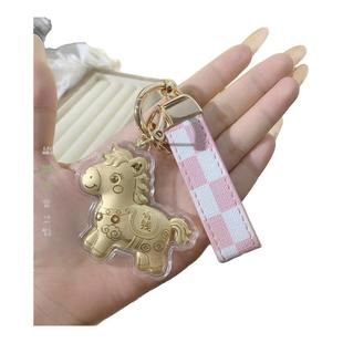 水贝足金999黄金马上有钱送朋友礼物手机链挂绳钥匙扣挂件