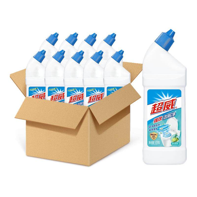 超威洁厕液15瓶商用整箱批马桶清洁剂卫生间厕所去味清香型洁厕灵,洗护清洁剂/卫生巾/纸/香薰,马桶清洁剂/洁厕剂,淘宝优惠券,粉丝福利购,淘宝优惠卷
