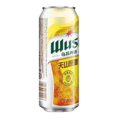 乌苏啤酒天山原浆500ml*5罐-CL