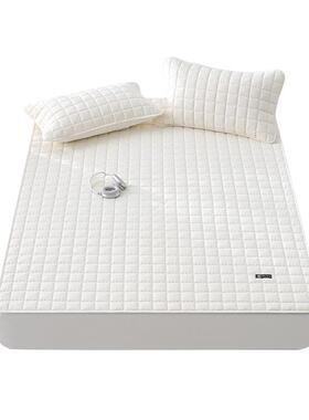 A类防水床笠儿童隔尿床罩学生宿舍床垫套透气抗菌床单保护套夹棉