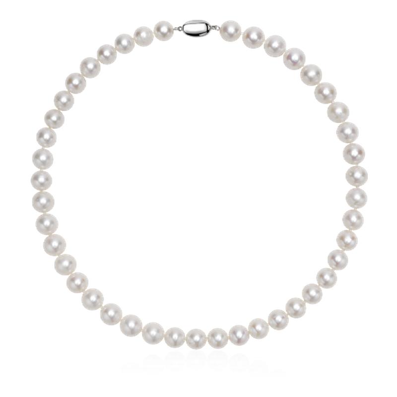 老凤祥天然淡水珍珠圆形正品颈链