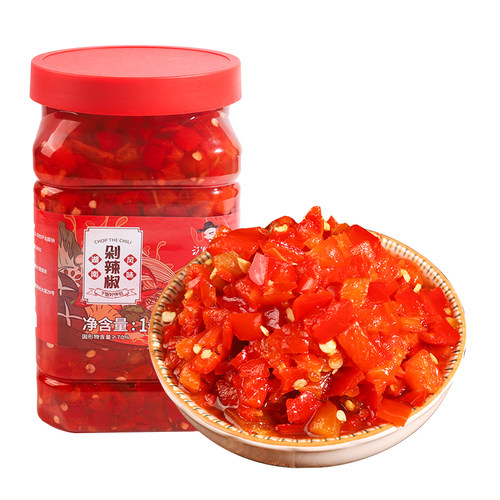 剁辣椒酱湖南特产小米椒剁辣椒农家手工自制特辣辣椒酱餐馆通用款