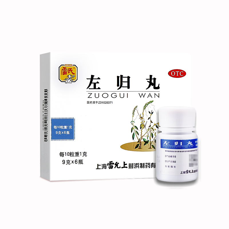 【雷氏】左归丸0.1g*90丸*6瓶/盒